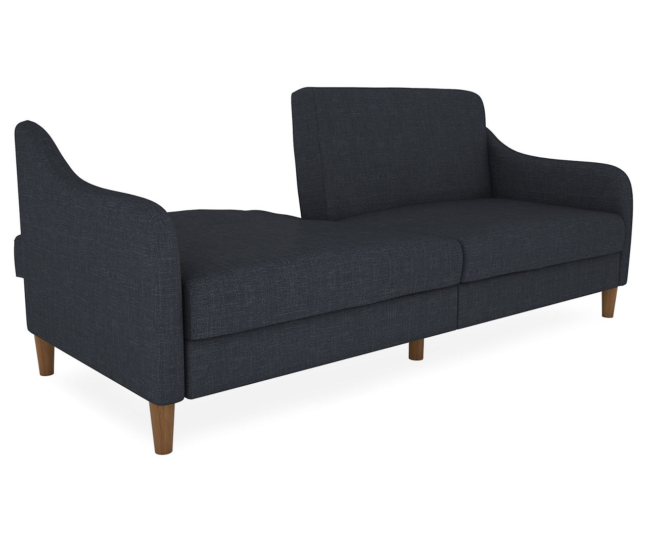 Jasper Navy Blue Coil Futon — Planner 5d