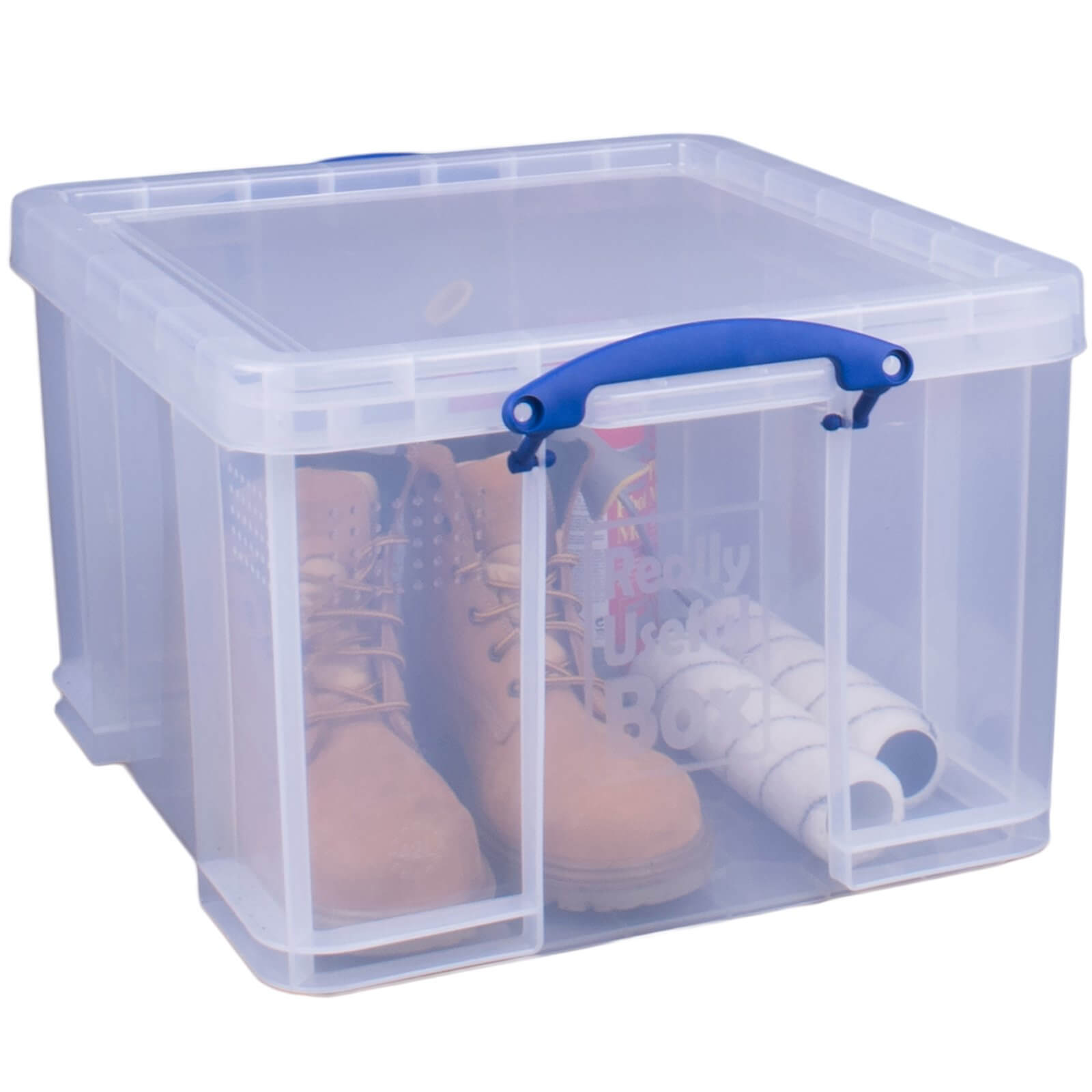 Really Useful 42L Plastic Storage Box - Clear — Planner 5D